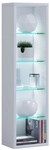 VCM Wandregal &raquo;Rasito&laquo;, BxHxL: 14,4 x 76,6 x 21 cm, Holzwerkstoff - weiss