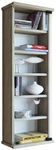 VCM Wandregal &raquo;Loposa&laquo;, BxHxL: 18 x 91,5 x 31 cm, Holzwerkstoff - braun