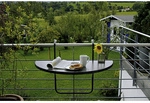 BEST Balkonh&auml;ngetisch &raquo;Butler&laquo;, BxHxT: 100 x 8 x 50 cm, Tischplatte: Alcolit...