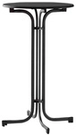 SIEGER Stehtisch, BxHxL: 70 x 112 x 70 cm, Tischplatte: Mecalit-pro - grau