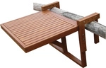 GARDEN PLEASURE Balkonh&auml;ngetisch &raquo;BERKELEY&laquo;, BxL: 65 x 65 cm, Eukalyptusholz -