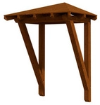 SKANHOLZ Vordach &raquo;Wesel 2&laquo;, 188 x 126 cm (BxT), nordische Fichte, nussbaum -...