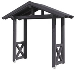 SKANHOLZ Vordach &raquo;Stralsund 4&laquo;, 289 x 116 cm (BxT), nordische Fichte,...