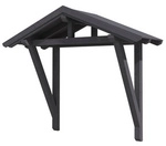 SKANHOLZ Vordach &raquo;Stralsund 2&laquo;, 289 x 116 cm (BxT), nordische Fichte,...