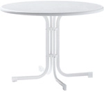 SIEGER Klapptisch &raquo;Boulevard&laquo;, BxHxT: 100 x 72 x 100 cm, Tischplatte: Mecalit-pro -