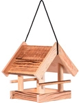 DOBAR Vogelhaus &raquo;Candela&laquo;, h&auml;ngend, geflammt - braun