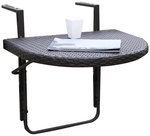 GARDEN PLEASURE Balkonh&auml;ngetisch &raquo;Agra&laquo;, mit Aluminium-Tischplatte, BxTxH: 60 x 50