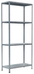 SCHULTE REGALWELT Stecksystem-Grundregal, HxBxT: 180x80x35 cm, verzinkt - grau
