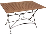 GARDEN PLEASURE Gartentisch &raquo;WIEN&laquo;, BxL: 80 x 120 cm, Eukalyptusholz - beige