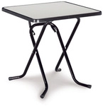 BEST Klapptisch &raquo;Primo&laquo;, BxHxT: 67 x 70 x 67 cm, Tischplatte: Alcolit - grau