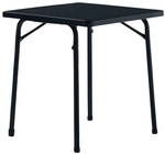 SIEGER Gartentisch, BxHxL: 70 x 72 x 70 cm, Tischplatte: Mecalit-pro - grau