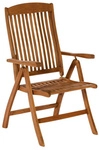 MERXX Gartenstuhl &raquo;Maracaibo&laquo;, BxH: 58 x 110 cm, Holz - braun