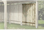 WEKA Seitenwand, Breite: 181 cm - braun
