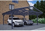 SKANHOLZ Carport &raquo;Wendland&laquo;, BxT: 570 x 648 cm, Firsth&ouml;he: 308 cm, farbbehandelt -
