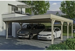SKANHOLZ Carport &raquo;Grunewald&laquo;, BxT: 622 x 796 cm, Firsth&ouml;he: 255 cm, unbehandelt -