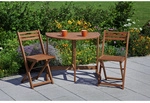 MERXX Klappstuhl &raquo;Porto&laquo;, BxHxT: 40 x 82 x 49 cm, Eukalyptusholz - braun