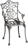 MERXX Sessel &raquo;Lugano&laquo;, Aluminium, BxHxT: 50 x 89 x 55 cm - grau