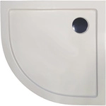 Sanotechnik Rundduschwanne, BxT: 90 x 90 cm, wei&szlig; - weiss