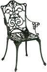 MERXX Sessel &raquo;Lugano&laquo;, Aluminium, BxHxT: 50 x 89 x 55 cm - gruen