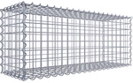 Gabiona Spiralgabione, LxHxT: 100 x 40 x 30 cm - silberfarben