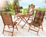 MERXX Sessel &raquo;Borkum&laquo;, Holz, BxHxT: 57 x 107 x 62 cm - braun