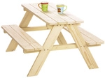 Pinolino Kindersitzgruppe, 4 Sitzpl&auml;tze, Holz - braun