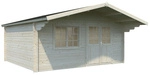 PALMAKO Blockbohlenhaus &raquo;Britta&laquo;, Holz, BxHxT: 516 x 270 x 579 cm (Au&szlig;enma&szlig;e