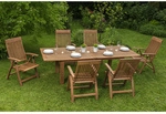MERXX Gartenm&ouml;belset &raquo;Comodoro&laquo;, 6 Sitzpl&auml;tze, Eukalyptusholz - beige