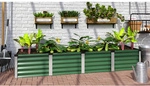 VITAVIA Hochbeet &raquo;In&Out&laquo;, BxHxL: 65 x 40,3 x 245 cm, Zincalume/Aluminium -...