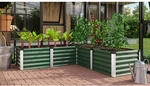 VITAVIA Hochbeet &raquo;In&Out&laquo;, BxHxL: 185 x 40,3 x 185 cm, Zincalume/Aluminium -...