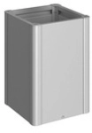 BIOHORT Pflanzbeet &raquo;Belvedere MAXI&laquo;, silber-metallic, Metall - silberfarben