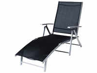 MERXX Deckchair, Aluminium/Stahl/Textilen, 5-fach verstellbare