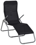 MERXX Gartenliege, Wellnessliege XXL, LxB: 154 x 67 cm - schwarz