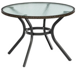 MERXX Gartentisch &raquo;Ravenna&laquo;, BxHxT: 104 x 74 x 104 cm, Tischplatte: Sicherheitsglas