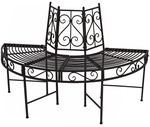 GARDEN PLEASURE Gartenbank &raquo;Narvi&laquo;, Metall, BxHxT: 124 x 82 x 63 cm - braun