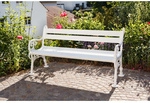 BLOME Bank &raquo;Linderhof&laquo;, 3er, 160 cm - weiss