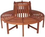 GARDEN PLEASURE Baumbank &raquo;Fontana&laquo;, Holz, 5-Sitzer, BxHxT: 49 x 91 x 72 cm - beige