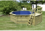 KARIBU Pool, beige, 15950 l
