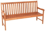 MERXX Bank &raquo;Santos&laquo;, Holz, 3-Sitzer, BxHxT: 157 x 89 x 58 cm - braun