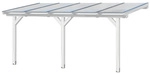 SKANHOLZ Terrassendach &raquo;Bormio&laquo;, 541 x 250 cm (BxT), Leimholz, wei&szlig; - weiss