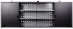 Ondis24 H&auml;ngeschrank, BxHxT: 160 x 60 x 16 cm, Metall, schwarz/grau