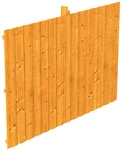 SKANHOLZ R&uuml;ckwand, BxH: 341 x 220 cm, Holz, eiche hell