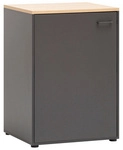SCHILDMEYER Mehrzweckschrank &raquo;Solea&laquo;, BxH: 67,1 x 96 cm, anthrazit - schwarz