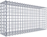 Gabiona Spiralgabione, LxHxT: 100 x 50 x 20 cm - silberfarben