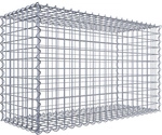 Gabiona Spiralgabione, LxHxT: 100 x 60 x 40 cm - silberfarben