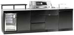 BUSCHBECK Outdoor-K&uuml;che &raquo;Bradford&laquo;, BxHxT: 270 x 120 x 92 cm, schwarz