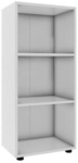 VCM B&uuml;roregal &raquo;Ulas&laquo;, BxHxL: 49 x 108 x 32 cm, Holzwerkstoff - weiss