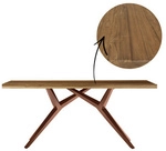 SIT Tisch &raquo;TABLES & CO&laquo;, HxT: 73 x 100 cm, Holz - braun