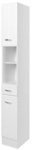 HELD M&Ouml;BEL Hochschrank, BxHxT: 25 x 190 x 34 cm - weiss