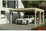 SKANHOLZ Carport &raquo;Grunewald&laquo;, BxT: 427 x 554 cm, Firsth&ouml;he: 251 cm, unbehandelt -